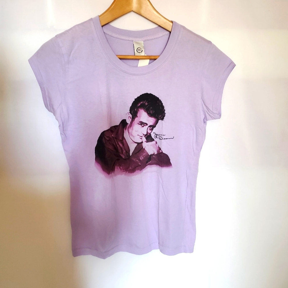 James Dean Mischevious Short Sleeve Juniors Top